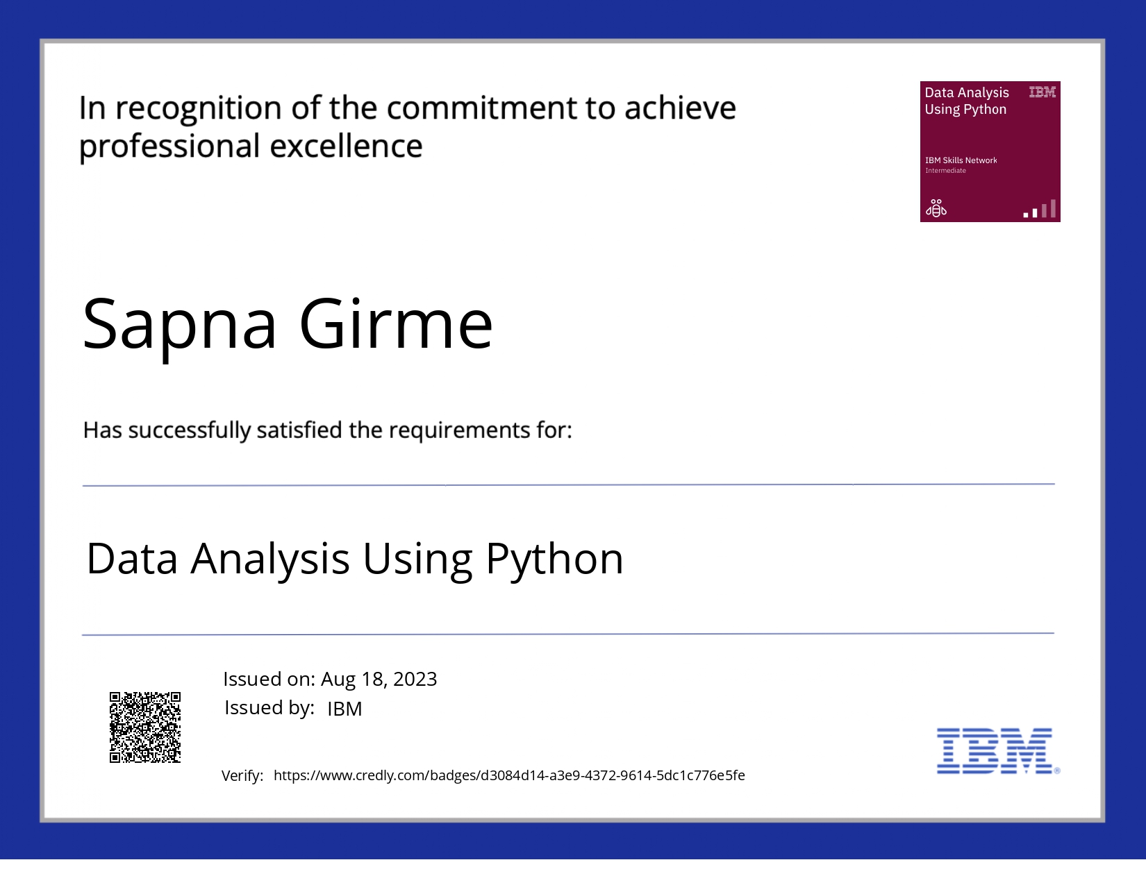 Certificate 14